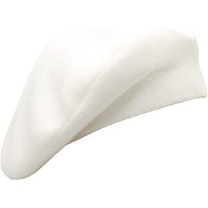 French Beret Hat White